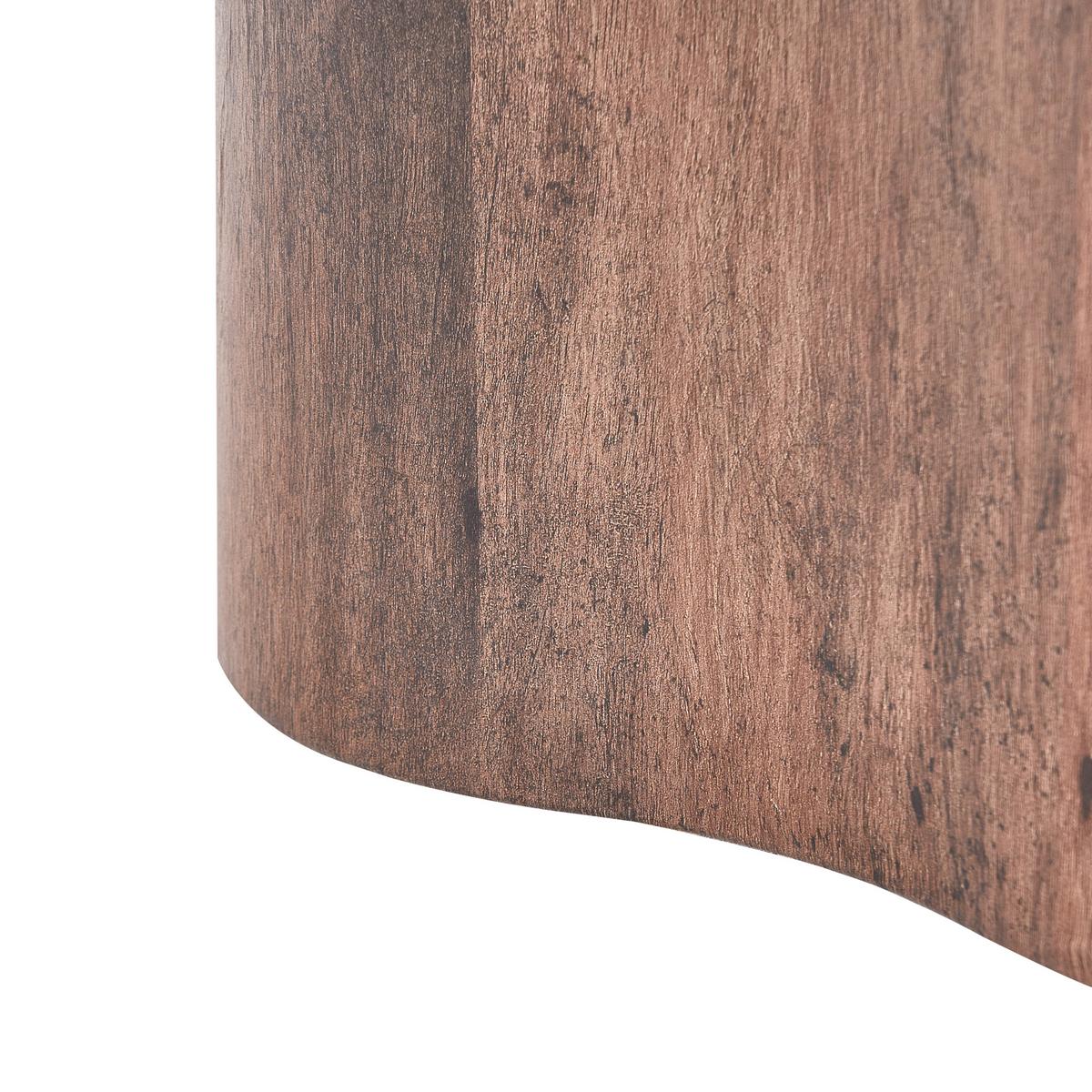 COUCHTISCH Travertinoptik Braun Maltby - Hellbraun/Beige, Holzwerkstoff (80/80/40cm) - Beliani