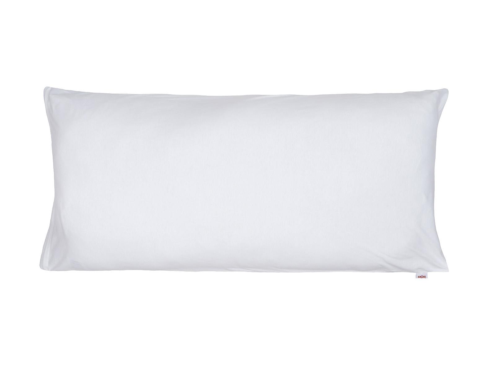 KISSENHÜLLE BasicSoft pur-weiß 100% Baumwoll-Jersey 40/80 cm - Weiß, Textil (40/80cm) - beties Heimtextil