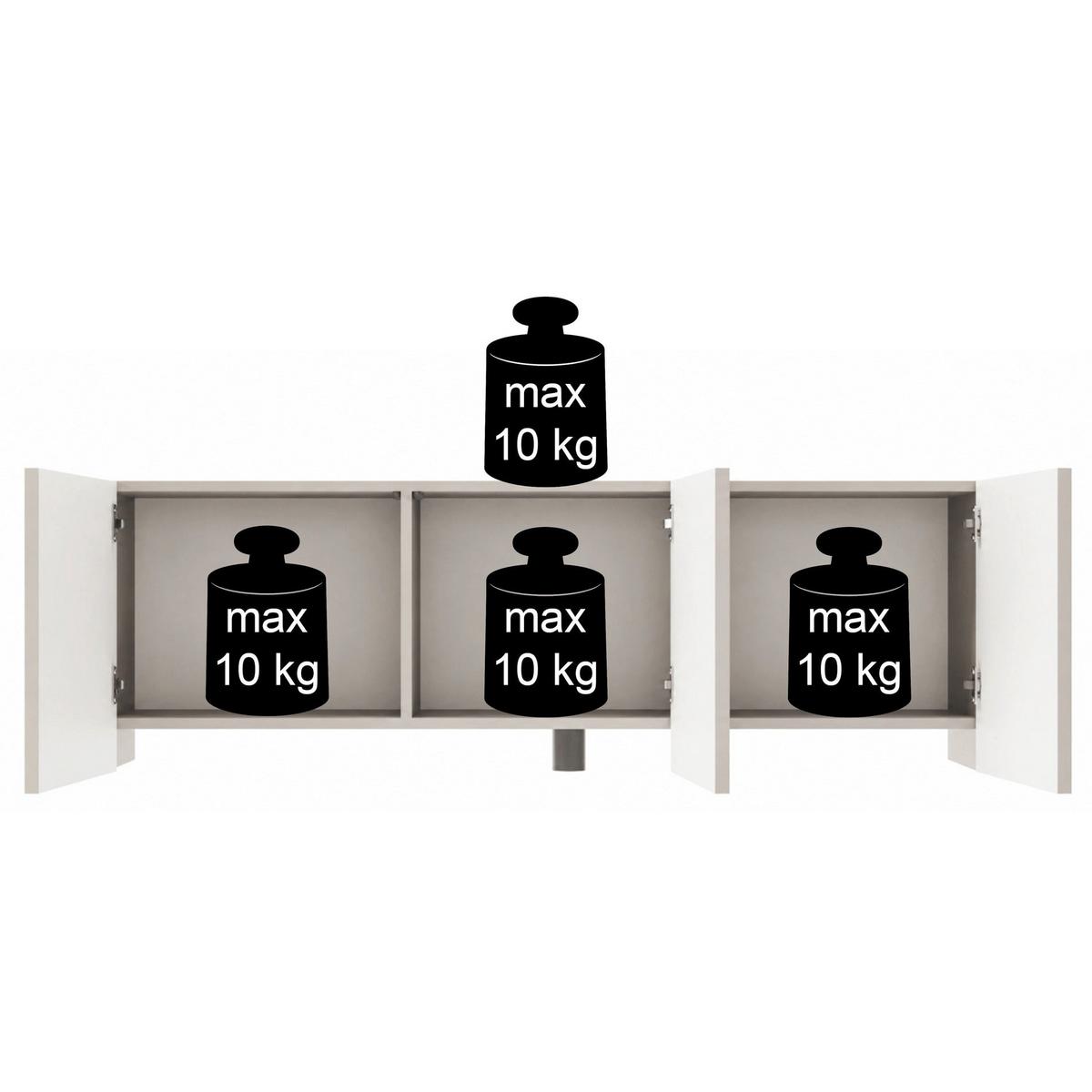 TV-LOWBOARD Arkadia Kaschmirgrau 150 cm - Taupe/Kaschmir, Holzwerkstoff (150/49/35cm) - Selsey