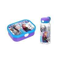 LUNCHSET (FLASCHE MIT KLAPPDECKEL) Campus Frozen Friends 600 ml + 750 ml 2-tlg. - Blau/Lila, Kunststoff (10.8/21.8/21.8cm) - Mepal