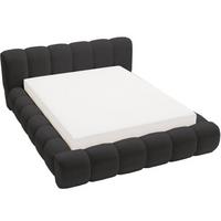 POLSTERBETT Doria 180x200 Schwarz - Schwarz, Textil (180/200cm) - Graingold