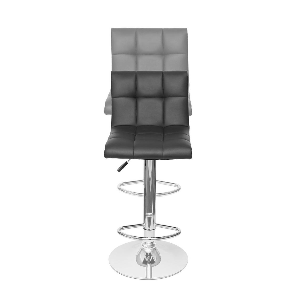BARHOCKER Schwarz, Weiß 2er-Set - Schwarz/Weiß, Textil (38/107/41cm) - MCW