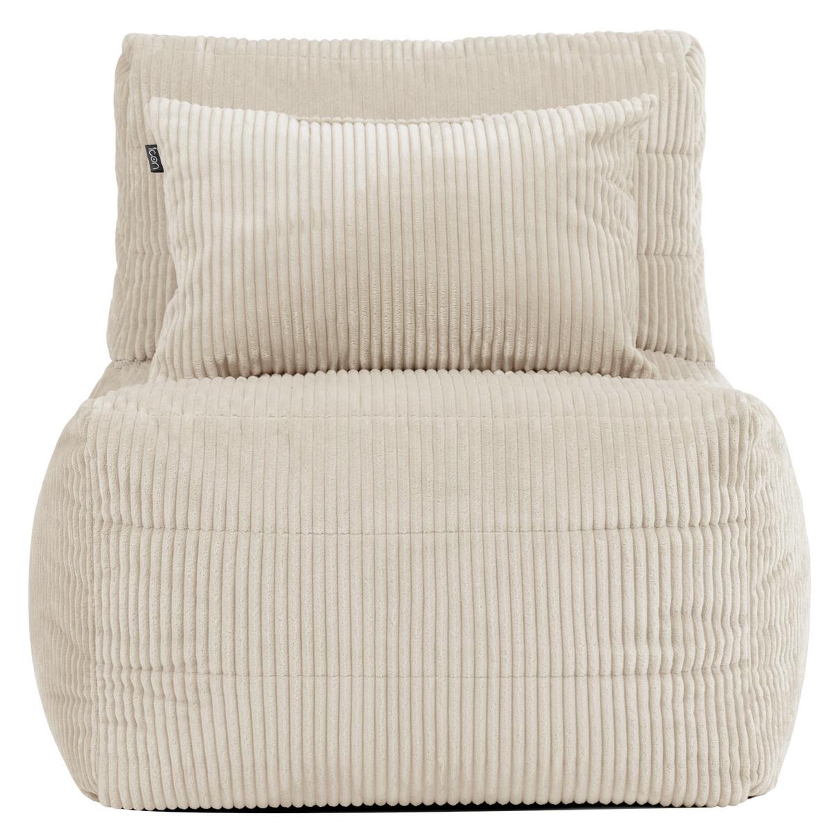 SITZSACK-SESSEL Noa modular Cord - Beige, Textil (75/70/78cm) - icon