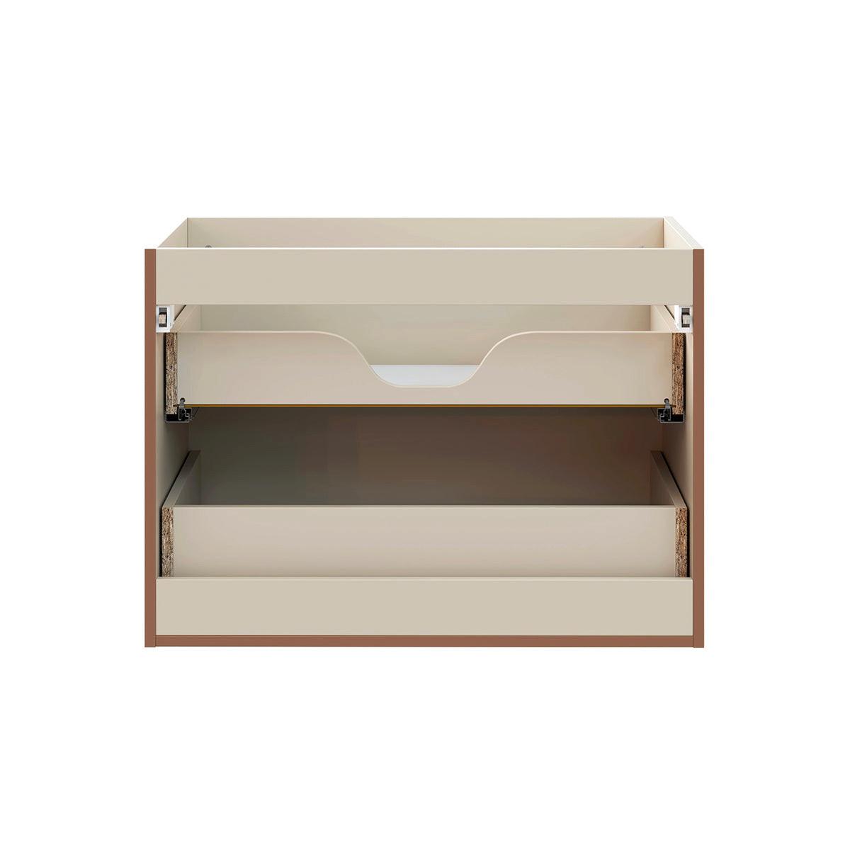 BADMÖBEL 80.2cm Sanae 2er-Set Sandbeige - Beige, Holzwerkstoff (80.2/57/46cm) - Petits-meubles