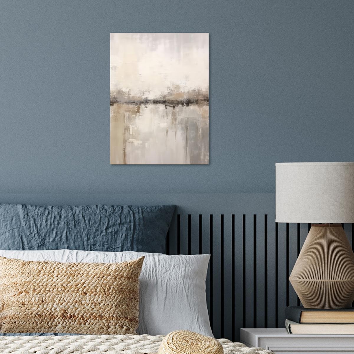 POSTER Moderne Kunst - Abstrakt - Beige Wandbilder 30x40 cm - Beige, Papier (30/40/0.1cm) - MuchoWow