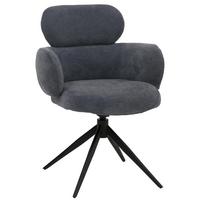 ESSZIMMERSTUHL Grau, Blau - Blau/Blaugrau, Textil (61/86/69cm) - MCW