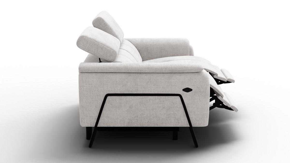 RELAXSOFA RODEN 2-Sitzer, creme - Creme, Holz/Textil (152/82/103cm) - Wozimo