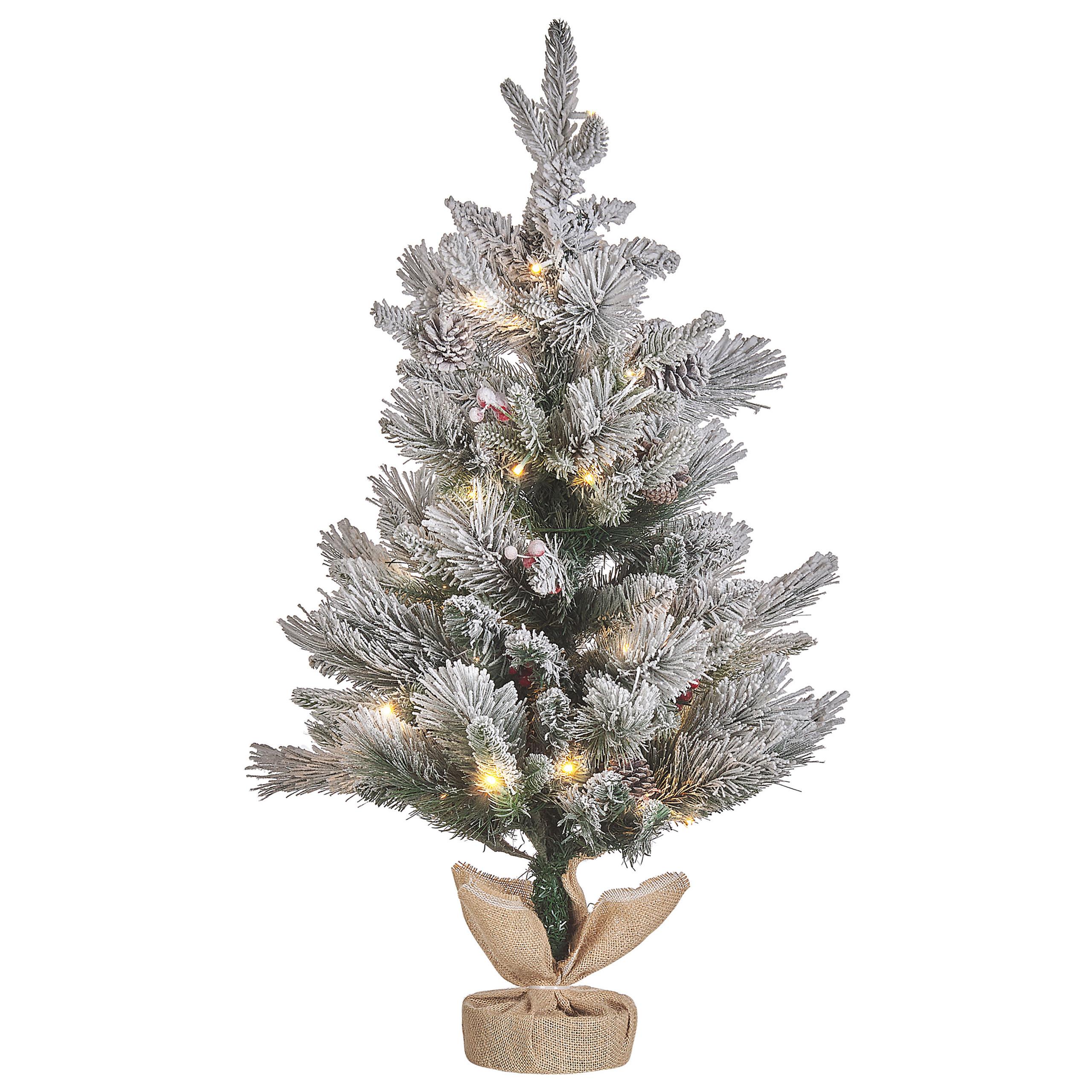 WEIHNACHTSBAUM 90 cm Grün Maligne - Grün, Kunststoff (90cm) - Beliani