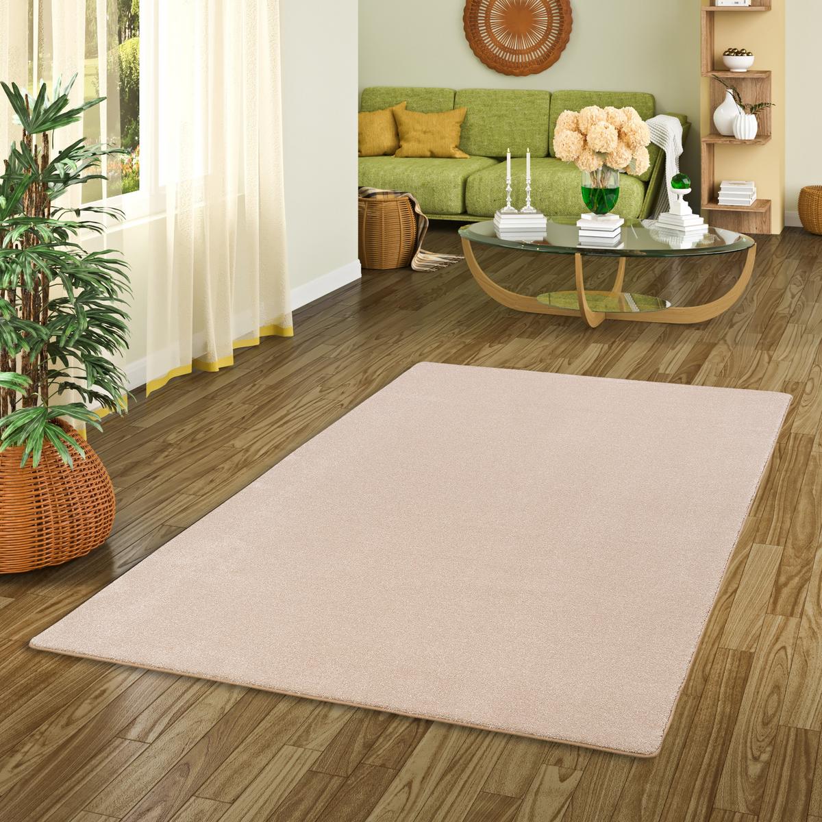 HOCHFLOR LUXUS VELOURS TEPPICH TOUCH - Naturfarben, Textil (80/160cm) - Snapstyle