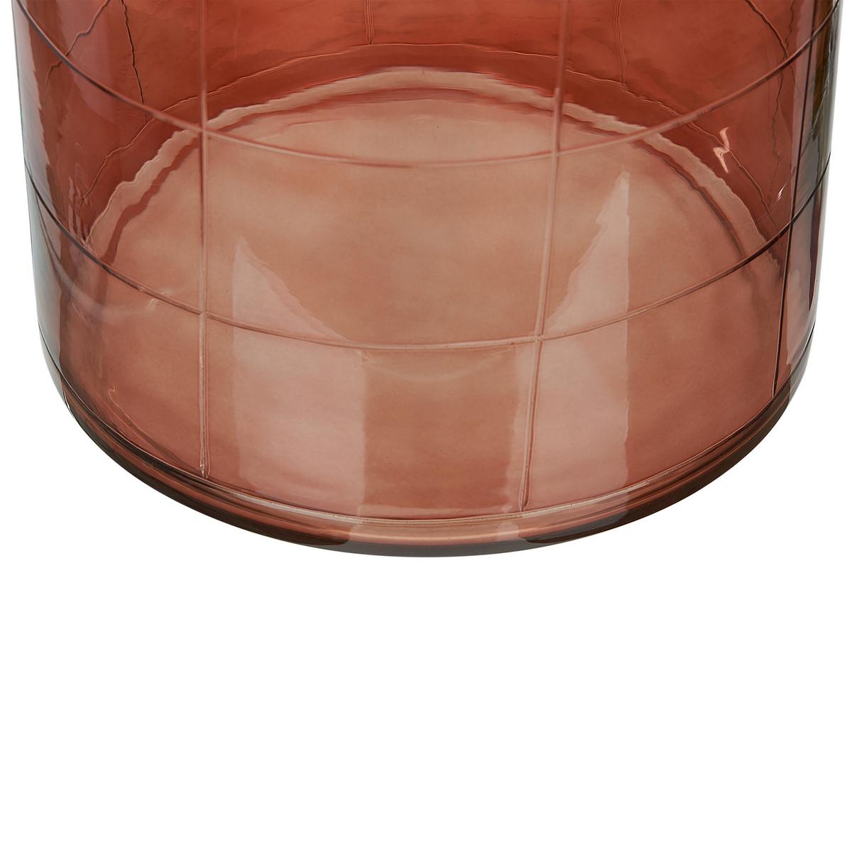 BLUMENVASE Glas braun Vindaloo - Braun, Glas (35cm) - Beliani