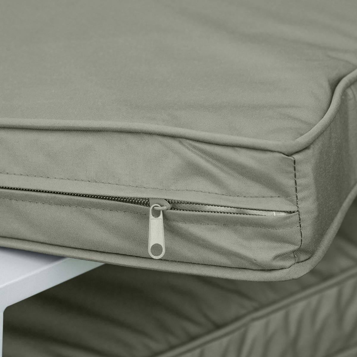 SITZKISSEN Polyester Dunkelgrau - Dunkelgrau, Kunststoff (52/7/56cm) - Outsunny