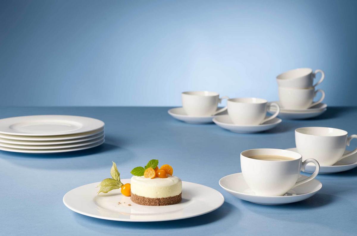 CAPPUCCHINO-SET Royal weiß 18-tlg. - Weiß, Keramik (2/2/2cm) - Villeroy & Boch