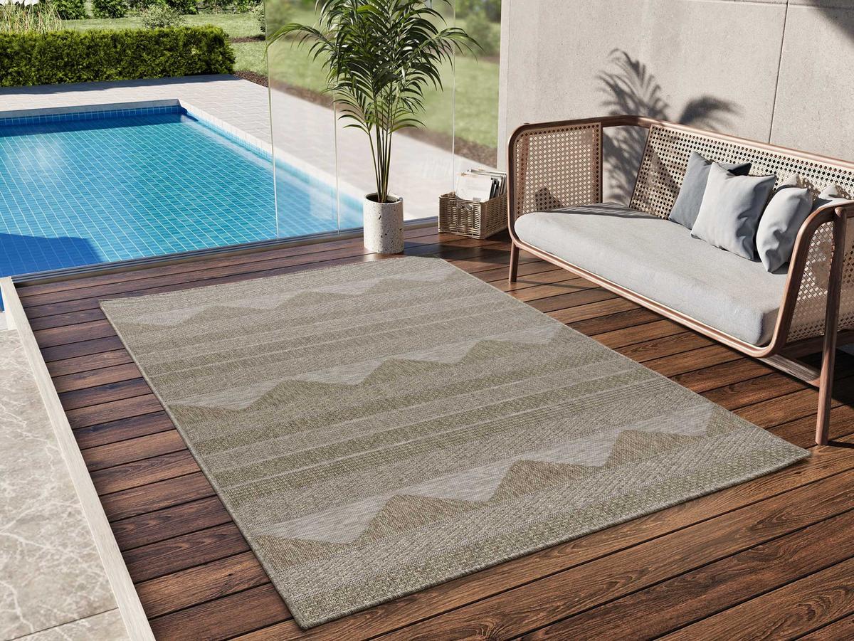 OUTDOORTEPPICH Natural colouRot Oria 190/290 cm - Naturfarben, Textil (190/290cm) - Atticgo