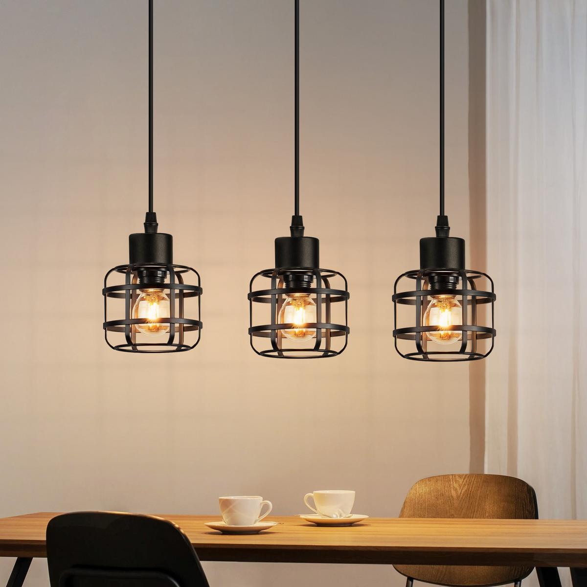 PENDELLEUCHTE Lillian 43/10/140 cm - Schwarz, Metall (43/10/140cm) - ZMH