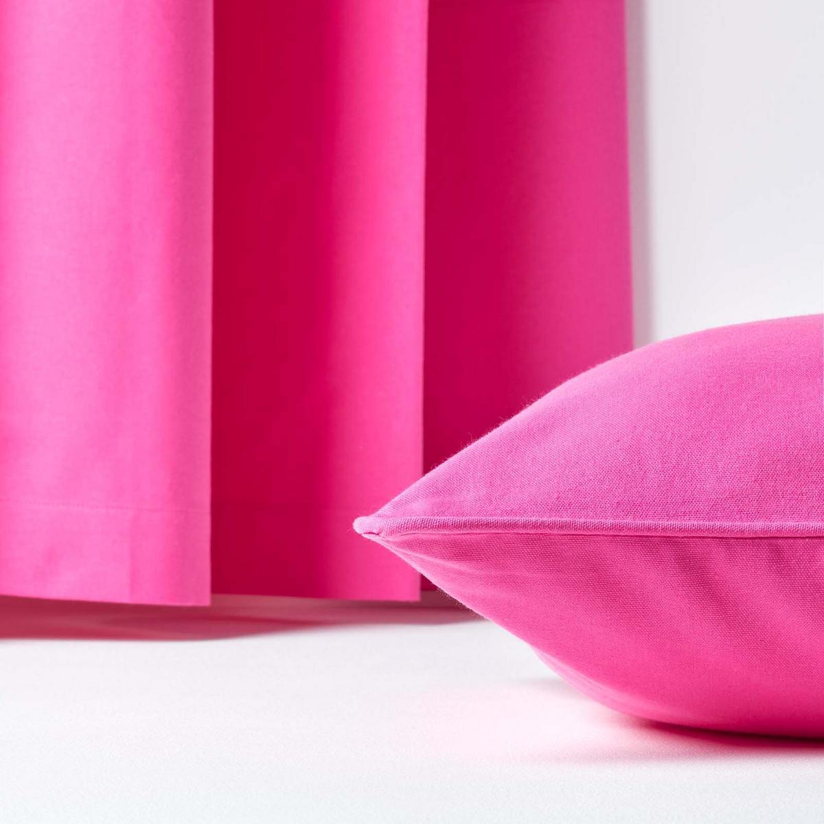 KISSENHÜLLE pink 30/30 cm, 100% Baumwolle - Pink, Textil (30/30cm) - Homescapes