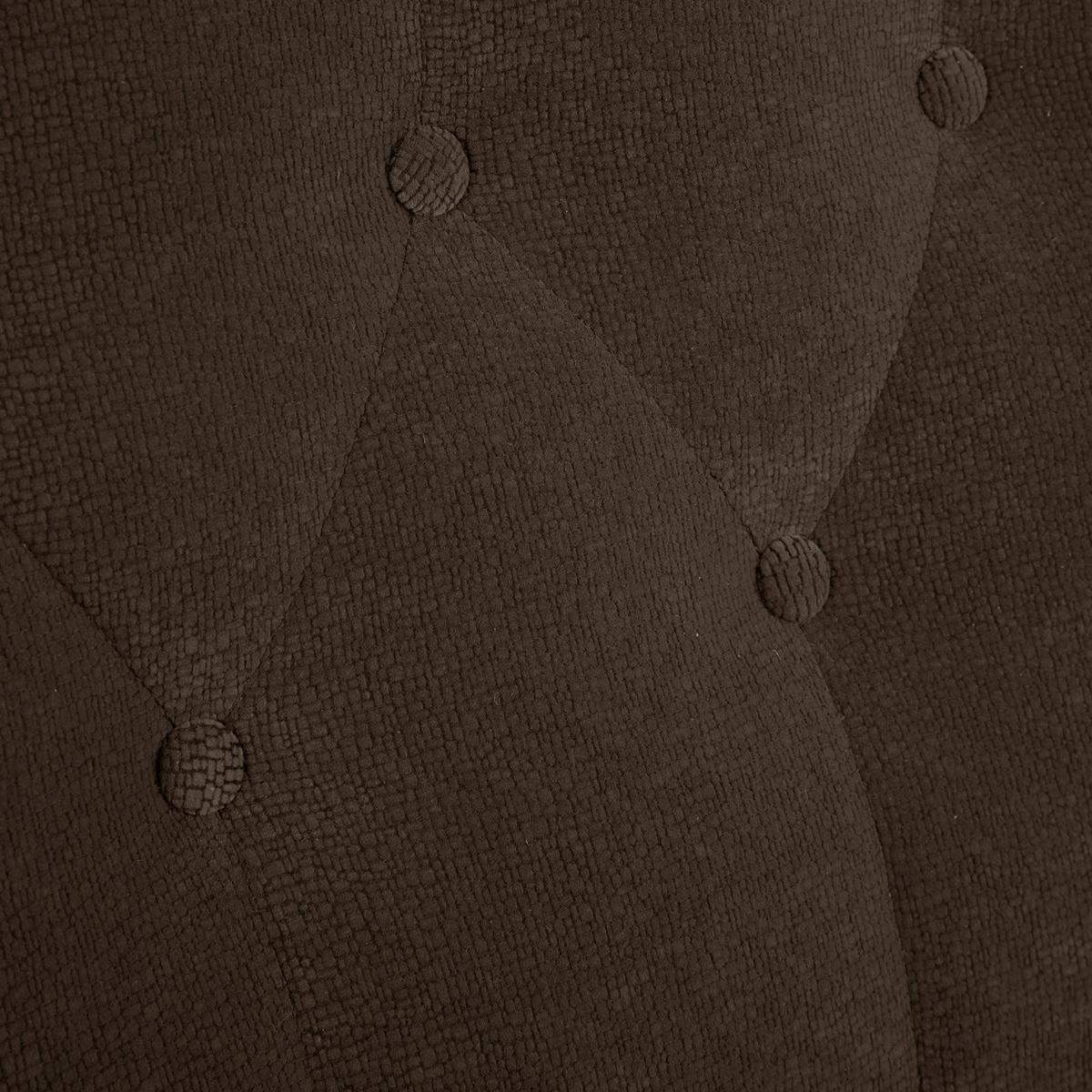 SOFA 3-Sitzer mit Bettfunktion Kaylyn Flockstoff braun - Braun, Kunststoff (207/89/83cm) - 58aufmkessel