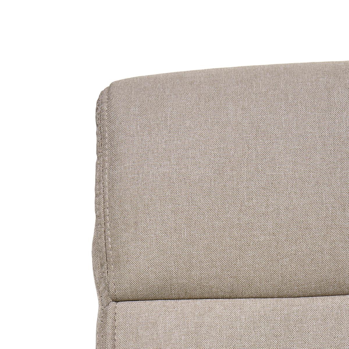 BÜROSTUHL Beige Byron - Beige/Schwarz, Textil (61/93/69cm) - Beliani