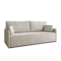 SOFA NUBO mit Schlaffunktion und Bettkasten Harmony 07 - Beige, Textil (205/91/86cm) - Lookway