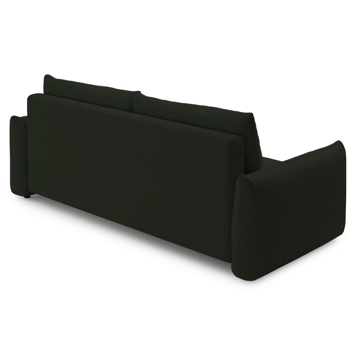 SCHLAFSOFA Theolla Grün - Schwarz/Grün, Textil/Metall (248/97/111cm) - Selsey