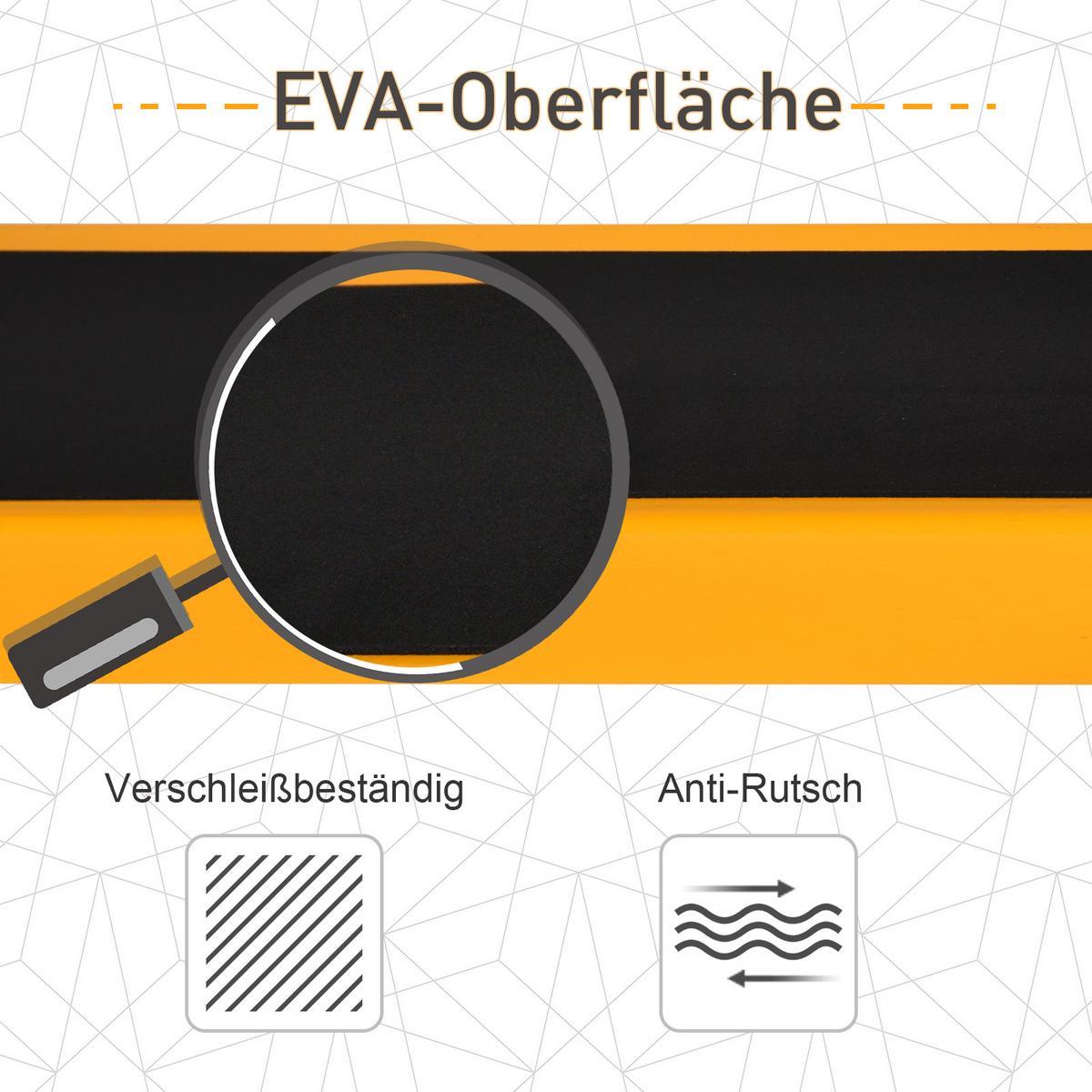 ARBEITS Bock Sägepferd Unterstellbock Rutschfest Stahl Belastbarkeit 125 kg - Multicolor, Metall (99.5/50/78cm) - HOMCOM