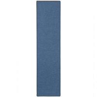 FEINSCHLINGEN VELOUR LÄUFER TEPPICH STRONG - Dunkelblau, Textil (100/300cm) - Snapstyle