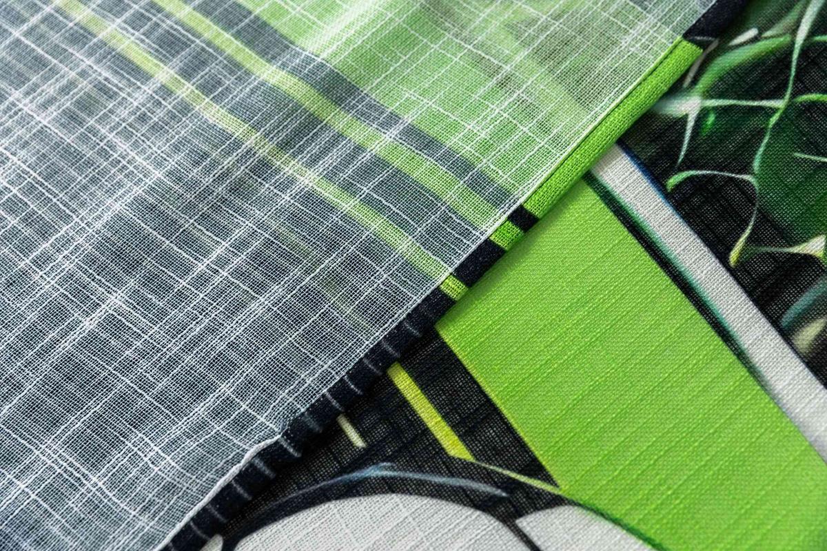 VORHANG SEOUL HxB 245x140 cm Tor - Grün, Textil (140/245cm) - Gardinenbox