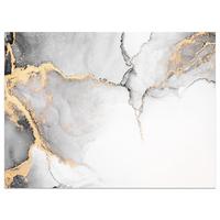 FOTOTAPETE Grauer Marmor Muster Abstraktion 300x210 - Beige/Schwarz, Papier (300/210cm) - Muralo