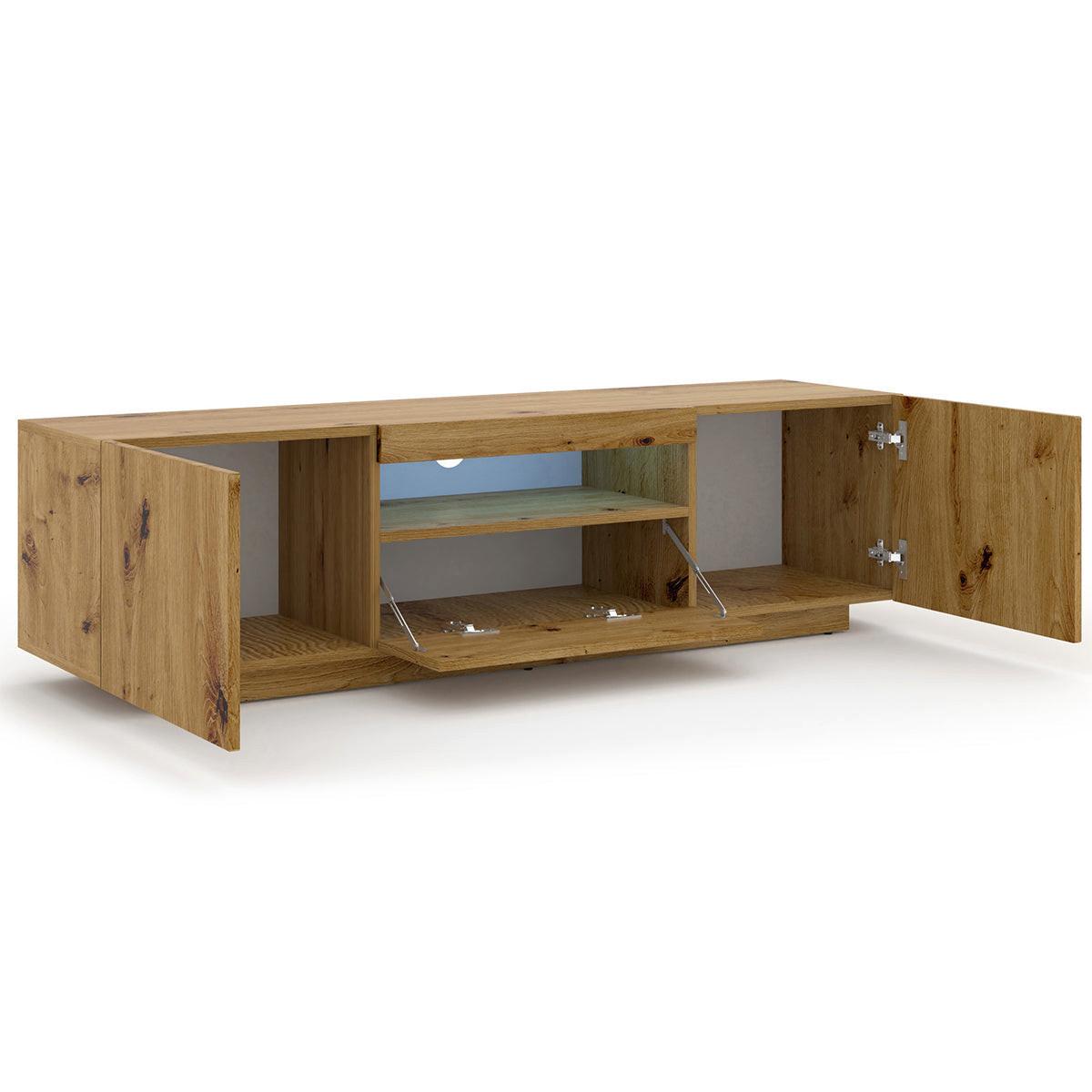 TV-MÖBEL Aurus Holz - Braun, Holzwerkstoff (150/36/37cm) - Petits-meubles