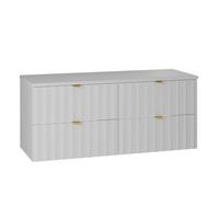 WASCHTISCHUNTERSCHRANK 120.6cm Lexa Weiß - Weiß, Holzwerkstoff (120.6/52.2/46.5cm) - Petits-meubles