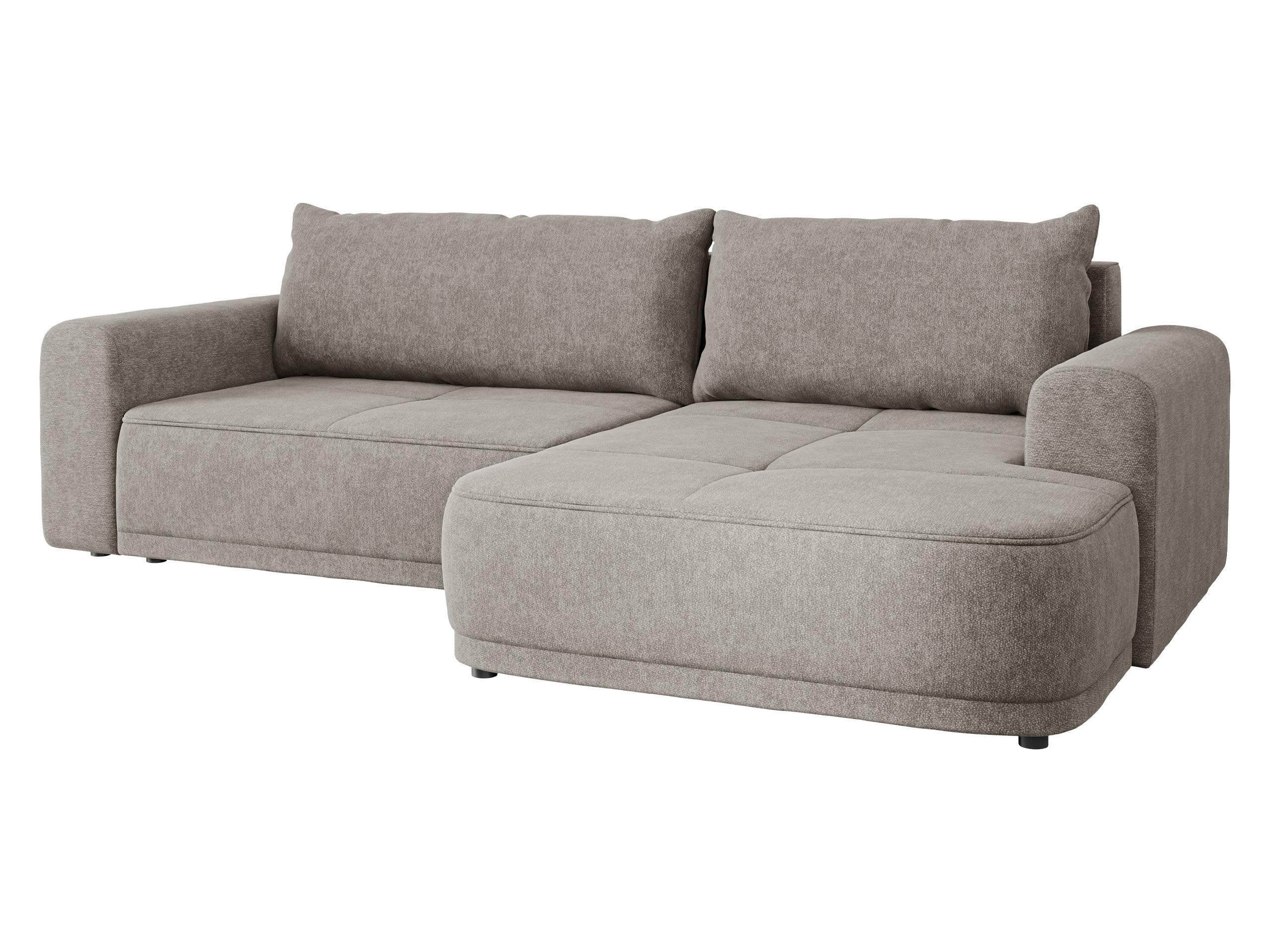 ECKSCHLAFSOFA Passo, Seite: Links - Hellbraun/Schwarz, Holz/Kunststoff (265/166cm) - MIRJAN24