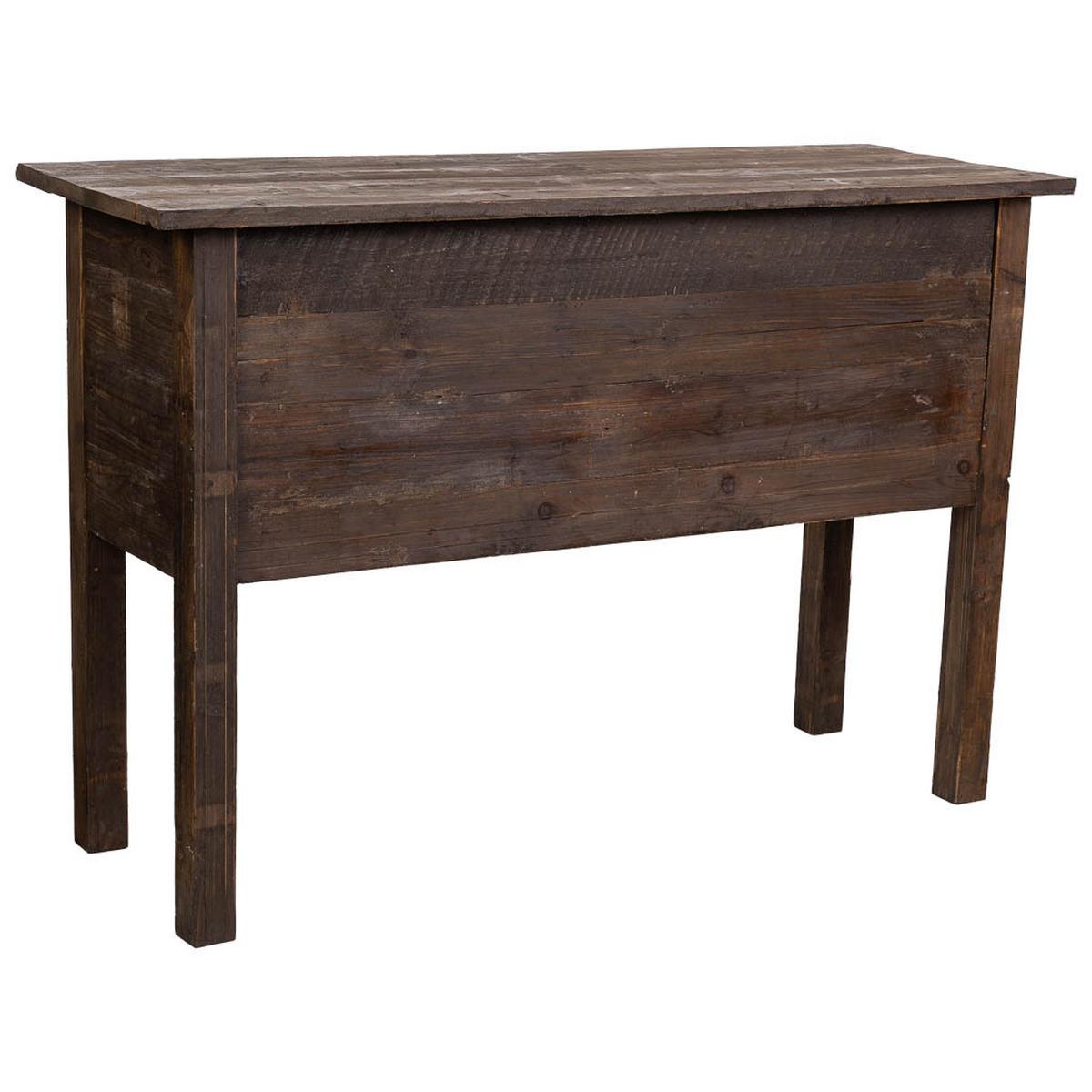 SIDEBOARD mit 5 Schubladen und 6 Türen 120x43x80 cm Braun - Braun, Holz (120/80/43cm) - Wanderlust