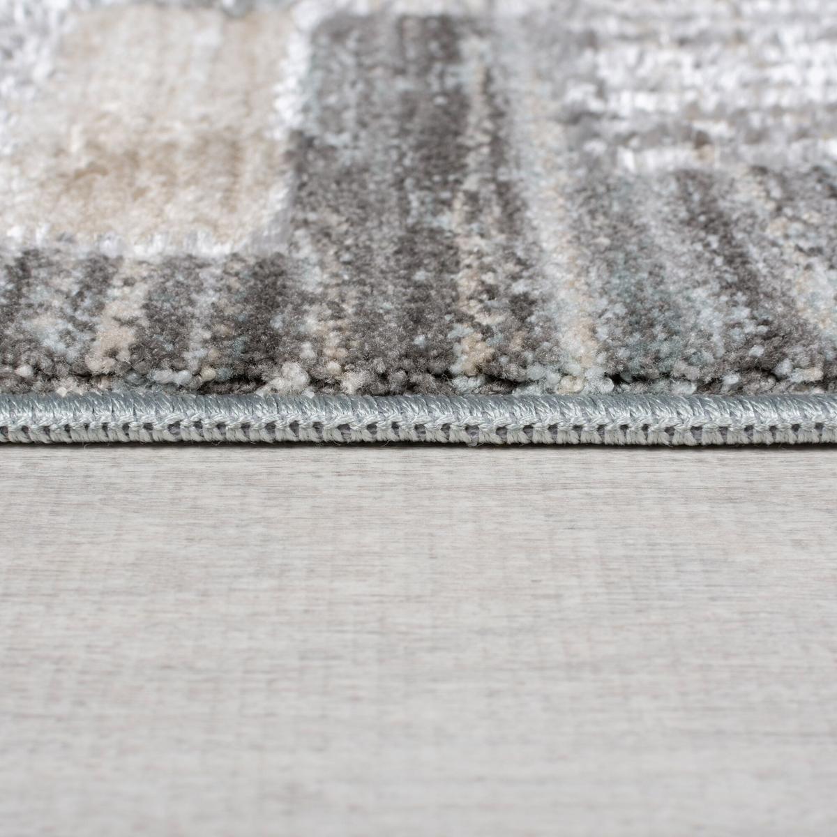 TEPPICH DALE, geometrisch, Grau, 160 x 240 cm - Grau, Textil (240/160cm) - KADIMA DESIGN