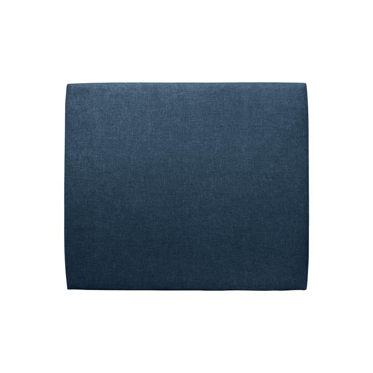 KOPFTEIL gepolstertes – ozeanblauer Stoff - 150 cm - Beige/Dunkelblau, Karton/Holz (150/120/10cm) - Sommeil de Plomb