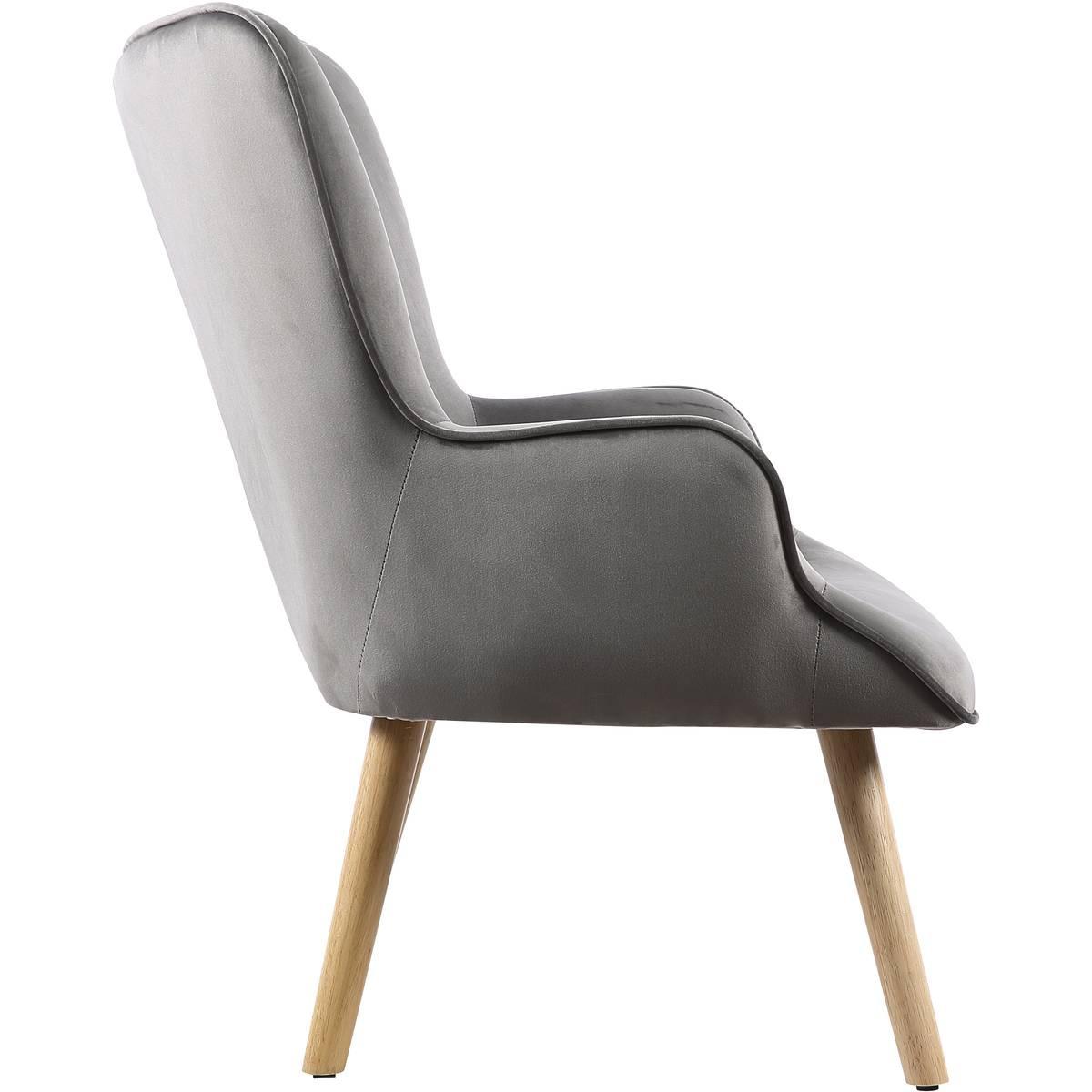 SESSEL odense Grau - Grau, Textil (81/92/73cm) - Habitat Garten
