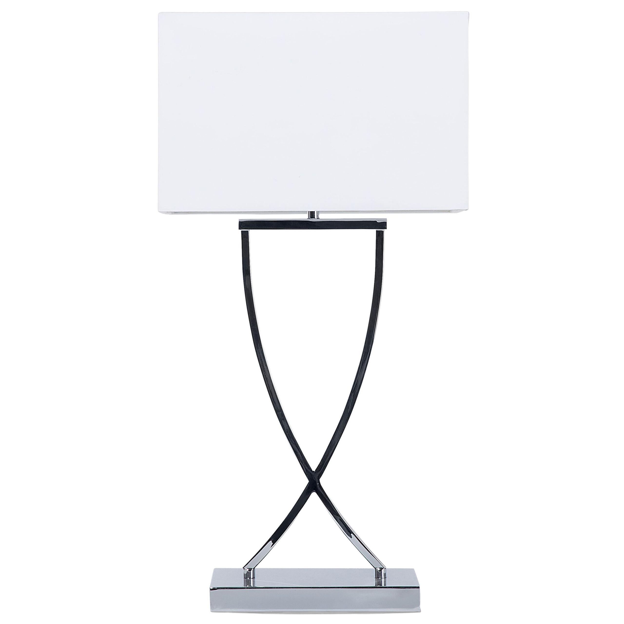 TISCHLAMPE Yasuni 20/32/63 cm - Weiß, Metall (20/32/63cm) - Beliani
