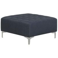 OTTOMANE Aberdeen 80/80/36 cm - Grau, Kunststoff/Textil (80/36/80cm) - Beliani