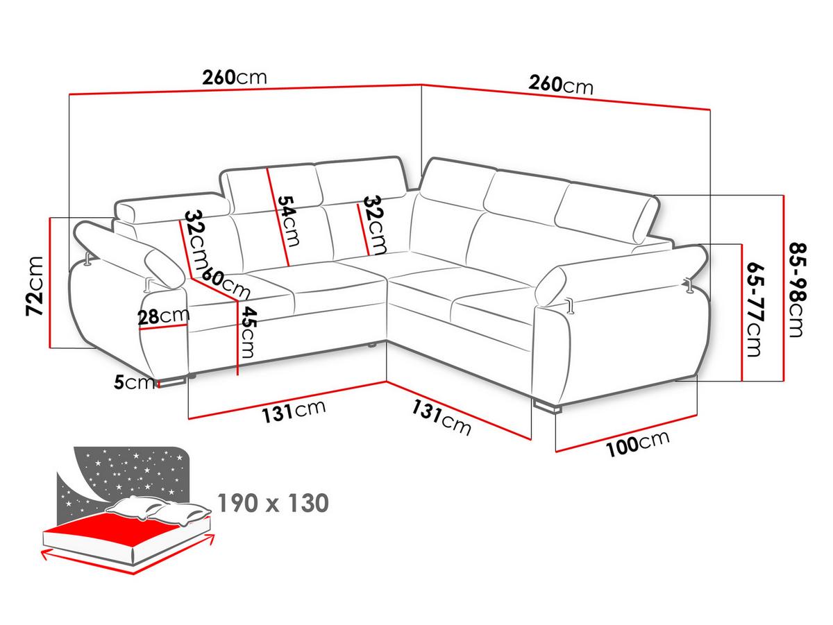 ECKSOFA Boston Maxi - Chromfarben/Bronzefarben, Holz/Textil (260/260cm) - MIRJAN24