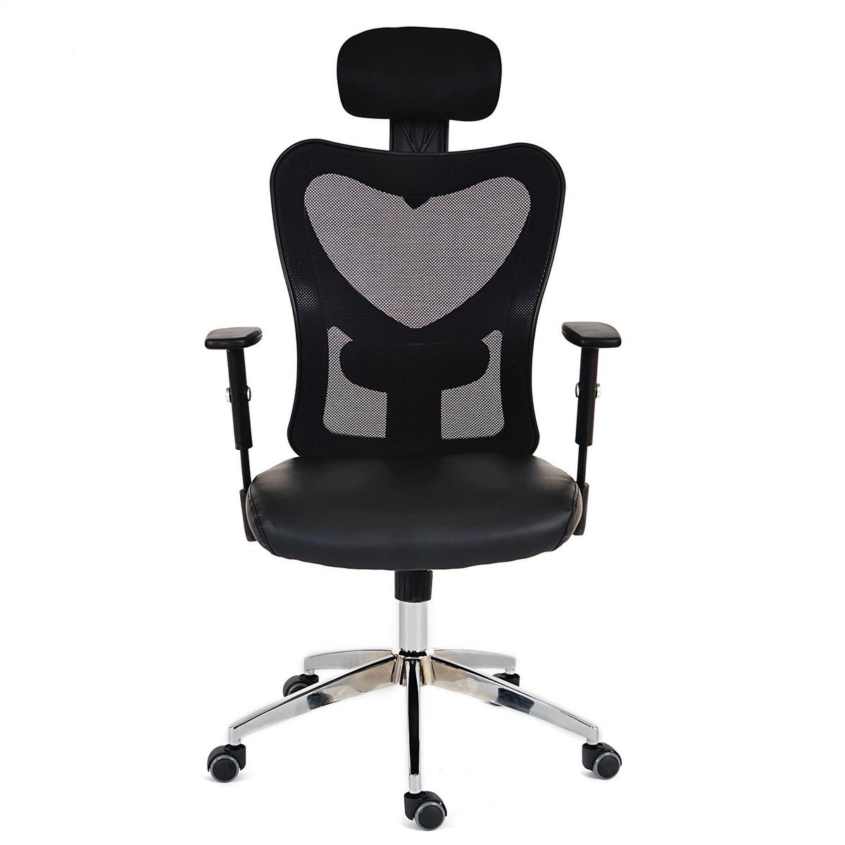 PROFI-BÜROSTUHL Schwarz - Schwarz, Textil (67/136/71cm) - MCW
