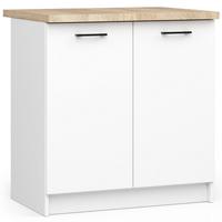 UNTERSCHRANK Weiß 85/80/46 - Weiß, Holzwerkstoff (80/85/46cm) - RAUMHIRSCH FURNITURE