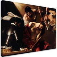 WANDBILD dornenkrönung caravaggio - Multicolor, Textil (60/40cm) - Feeby
