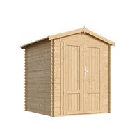 HOLZ-GARTENHAUS 2,82 m² TIMBELA M320F1 - Naturfarben, Holz (196/218/186cm) - Timbela