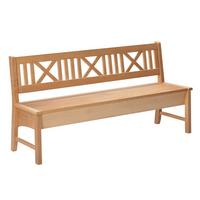 SITZBANK Deborah 166 x 52 x 87 Massivholz Buche lackiert - Buchefarben, Holz (166/87/52cm) - 58aufmkessel