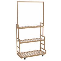 PFLANZENREGAL Beige - Beige, Holz (93/175/38cm) - MCW