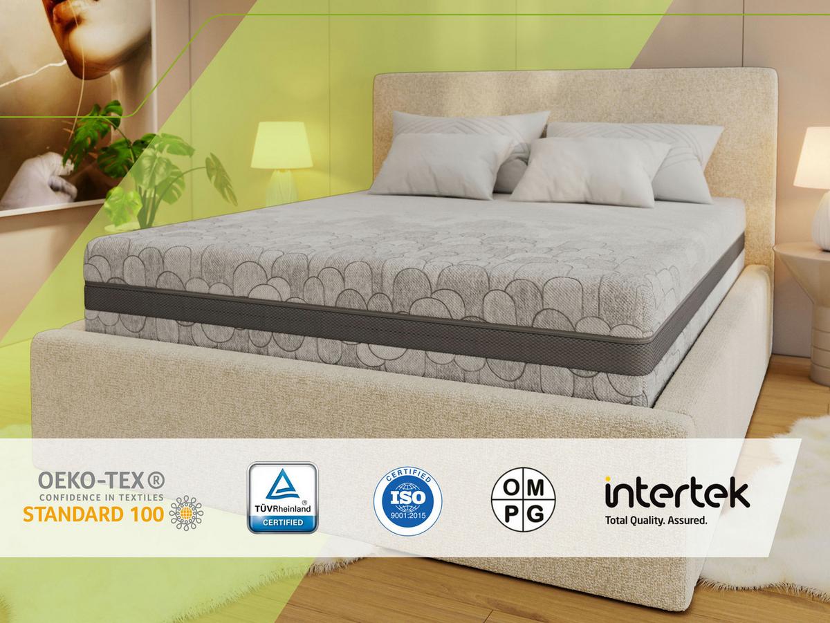 FEDERKERNMATRATZE NOVA - 120/200 - H3/H4 - Apri - Multicolor, Textil (120/200cm) - MKS