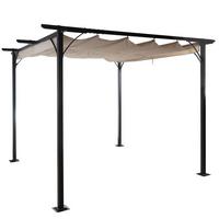 PERGOLA Cremeweiß - Weiß, Metall (300/232/300cm) - MCW