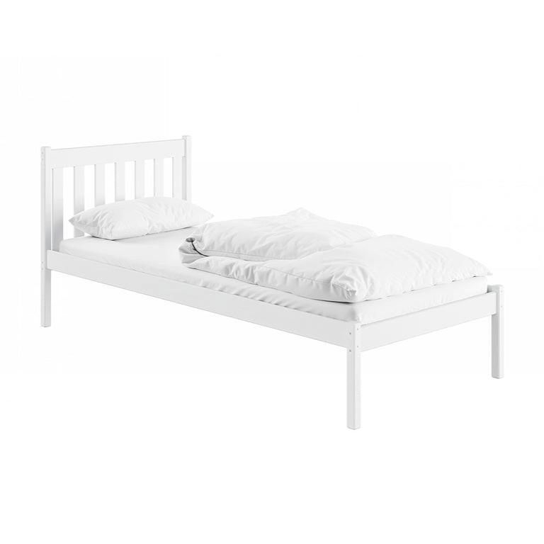 BETT 90/200 Marthe Weiß - Weiß, Holz (90/200cm) - Petits-meubles