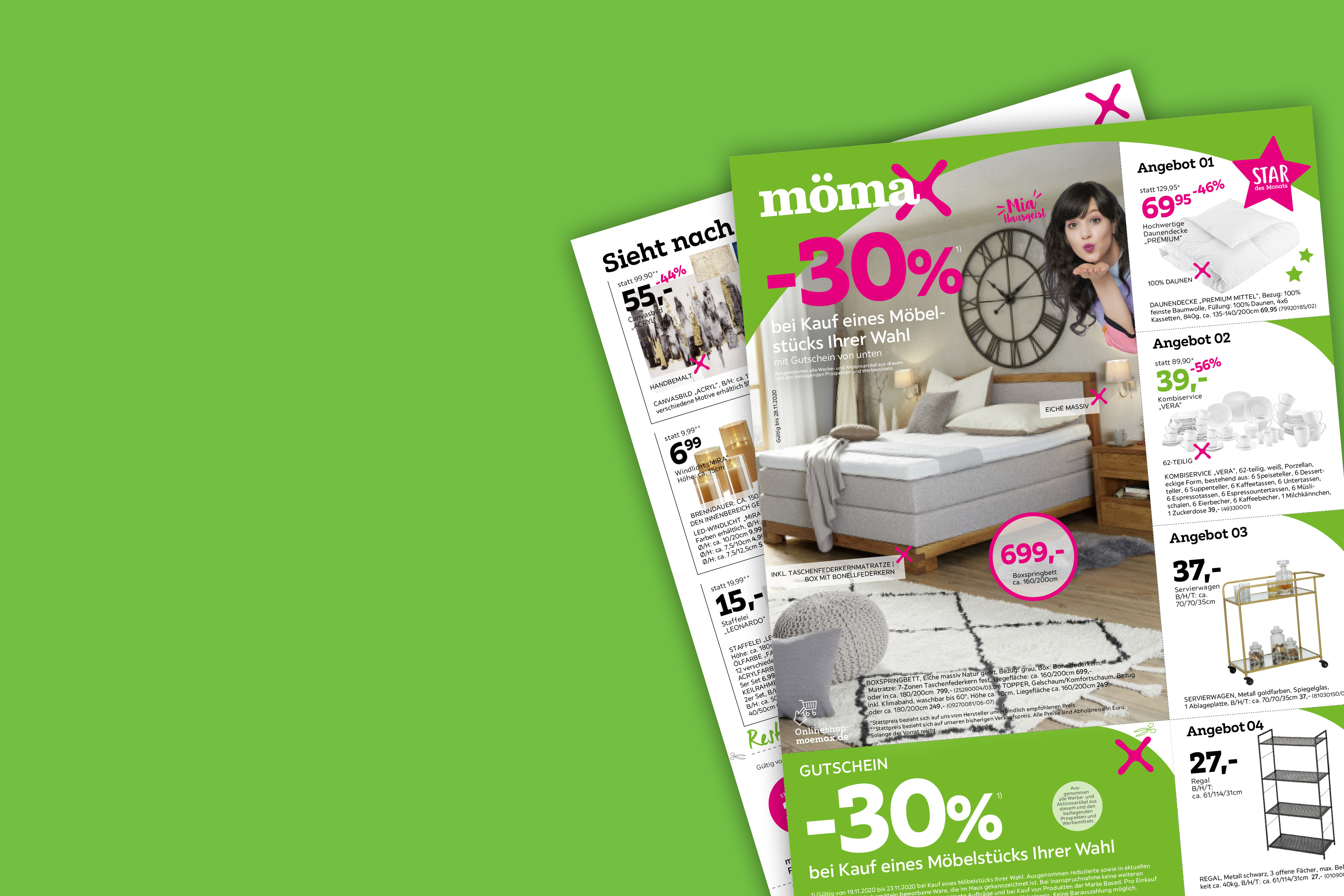 Unsere Werbung mömax