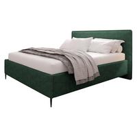 POLSTERBETT Puretta - Schwarz/Grün, Holzwerkstoff/Textil (160/200cm) - MIRJAN24