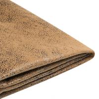 BETTRAHMENBEZUG Kunstleder 140/200 cm Braun Fitou - Braun, Kunststoff (150/214cm) - Beliani