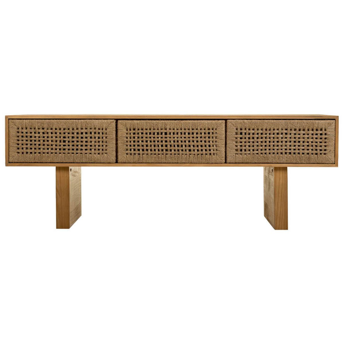 TV-LOWBOARD aus Holz, braun, 130x36x45cm - Braun, Holz (130/45/36cm) - Wanderlust